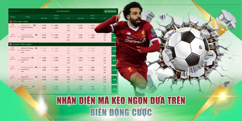 Nhận diện mã kèo ngon dựa trên biến động cược