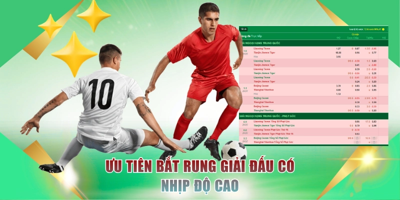 Kèo Rung | Theo Dõi Bóng Lăn Vào Tiền Ẵm Thưởng Khủng 3 Ưu tiên bắt rung giải đấu có nhịp độ cao