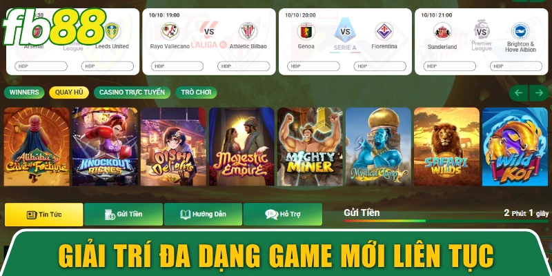 Trang Chủ 3 Giải trí đa dạng thường xuyên ra mắt game mới
